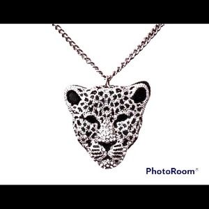 🐆 LEOPARD RHINESTONE NECKLACE 🐆